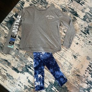 Girls Authentic JUSTICE outfit.